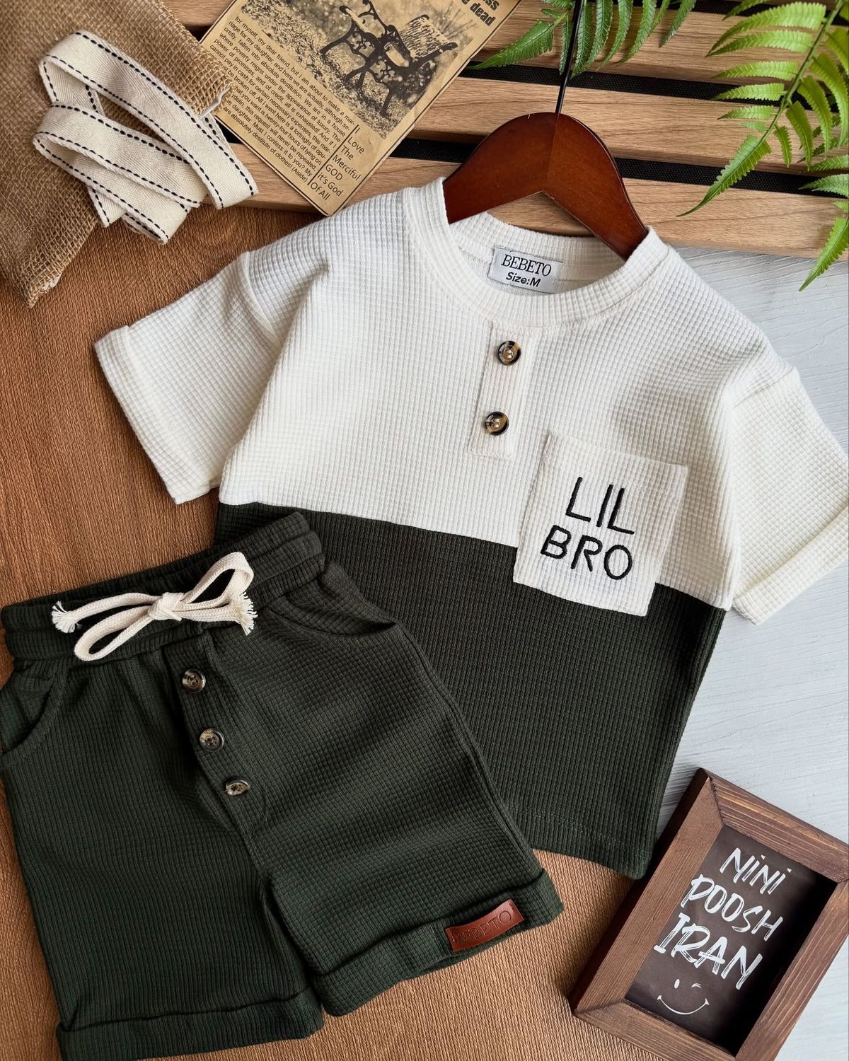 Kids Boys Waffle Cotton Co-Ord Set | Half Sleeve Color Block T-Shirt & Shorts Set | Summer Casual Outfit for Boys
