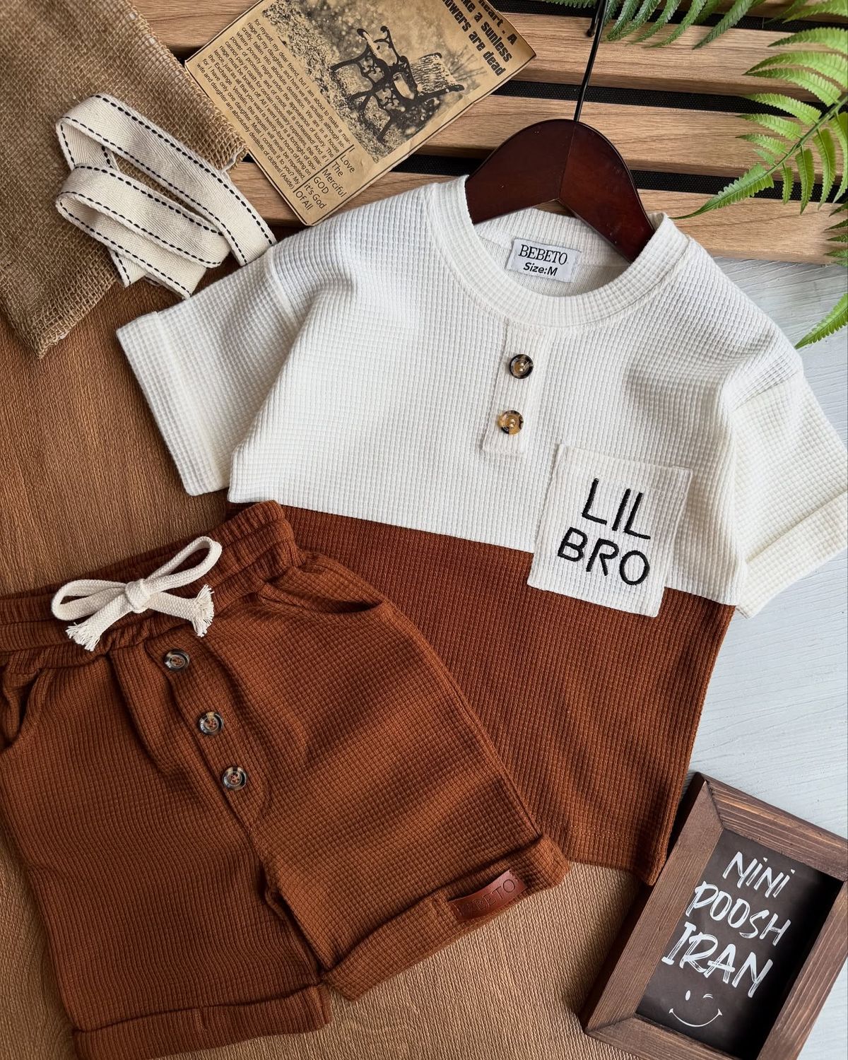 Kids Boys Waffle Cotton Co-Ord Set | Half Sleeve Color Block T-Shirt & Shorts Set | Summer Casual Outfit for Boys